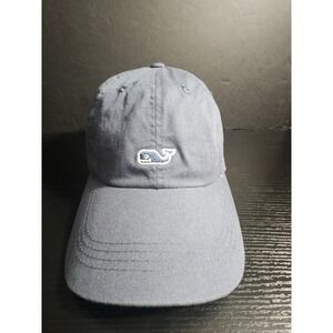 Vineyard Vines Blue Whale Logo Strapback‎ Dad Hat Cap Adjustable